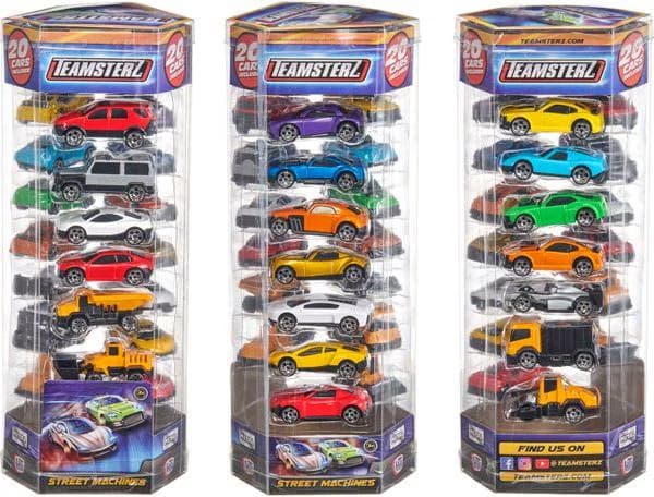 Set 20 de masini metalice, Teamsterz